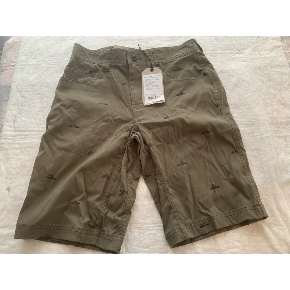 NWT Prana Men's Brion Olive Standard Fit 11" inseam Sustainable Quick Dry 28